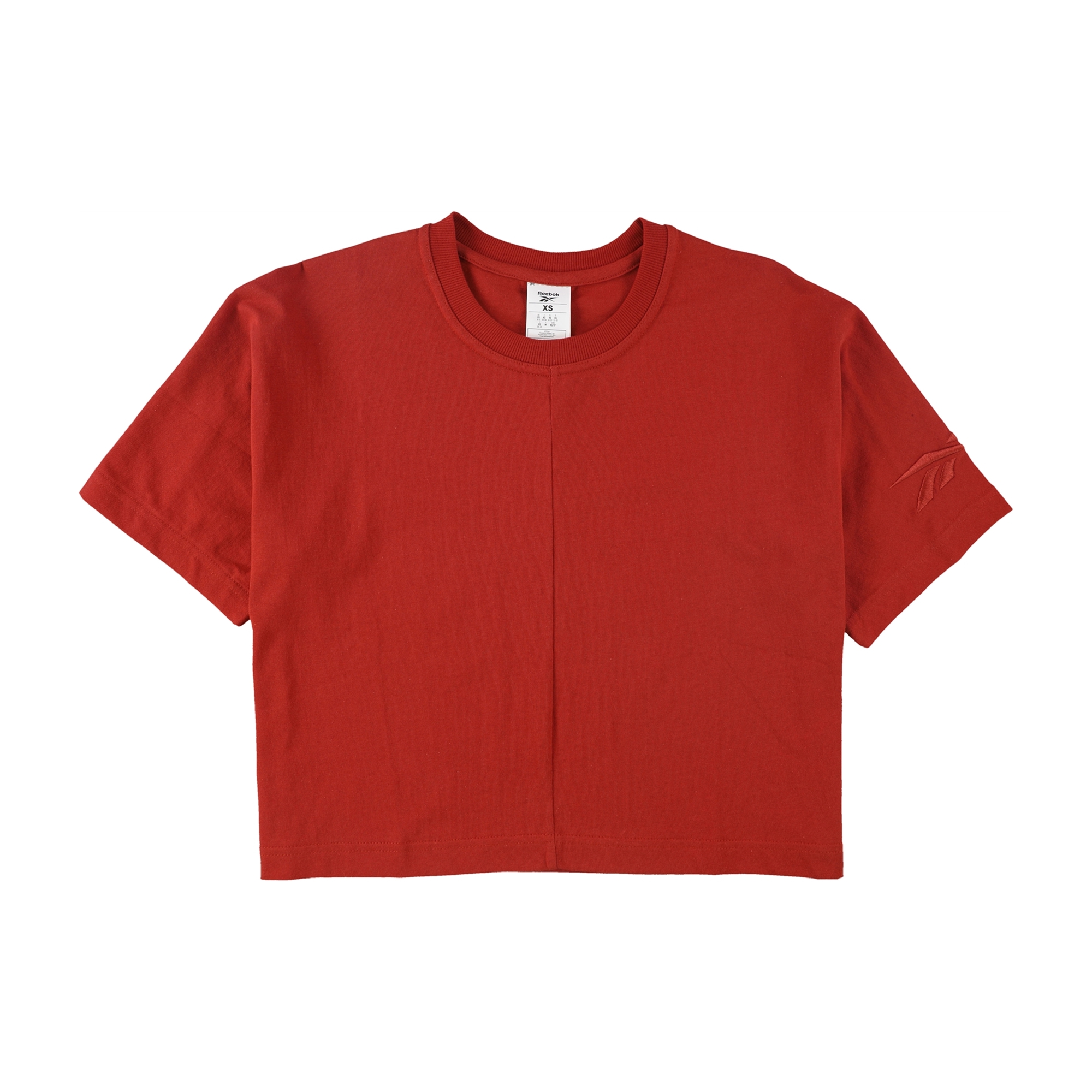 Reebok Womens High Intensity Basic T-Shirt, Red, Small